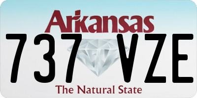 AR license plate 737VZE