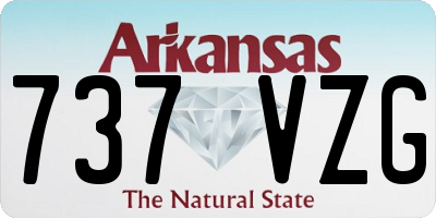 AR license plate 737VZG