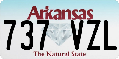 AR license plate 737VZL