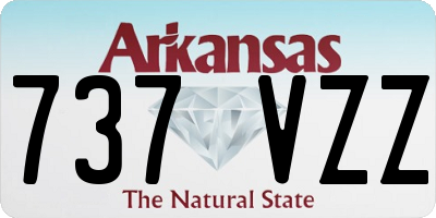 AR license plate 737VZZ
