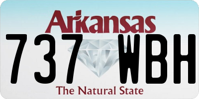 AR license plate 737WBH
