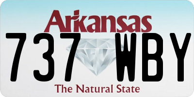 AR license plate 737WBY
