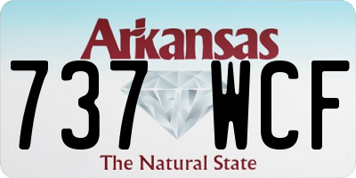 AR license plate 737WCF