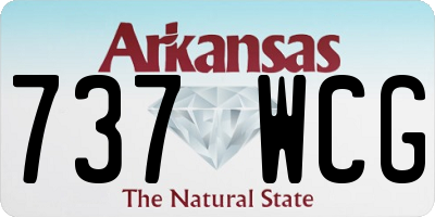 AR license plate 737WCG