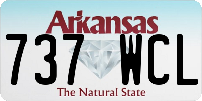 AR license plate 737WCL