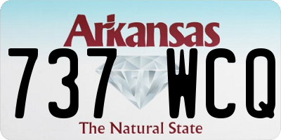 AR license plate 737WCQ