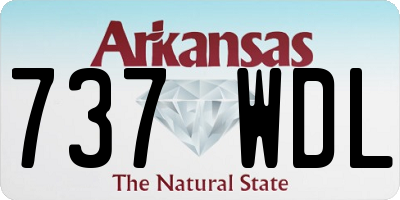 AR license plate 737WDL
