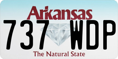AR license plate 737WDP
