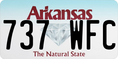 AR license plate 737WFC