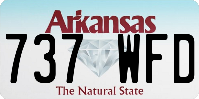 AR license plate 737WFD