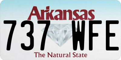 AR license plate 737WFE