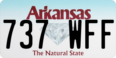 AR license plate 737WFF