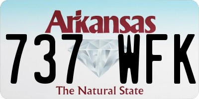 AR license plate 737WFK