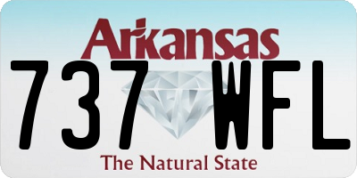 AR license plate 737WFL