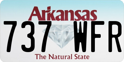 AR license plate 737WFR
