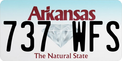 AR license plate 737WFS