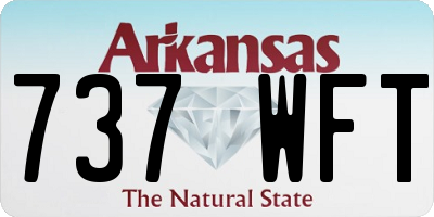 AR license plate 737WFT