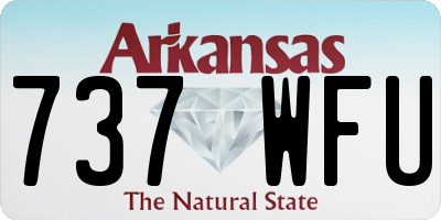 AR license plate 737WFU
