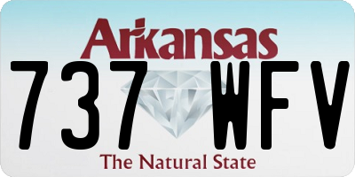 AR license plate 737WFV
