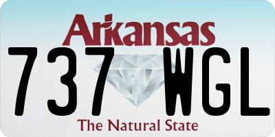 AR license plate 737WGL