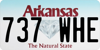 AR license plate 737WHE