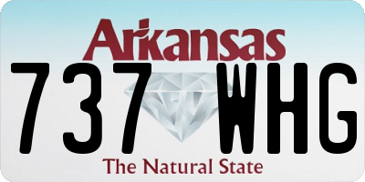 AR license plate 737WHG