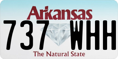 AR license plate 737WHH