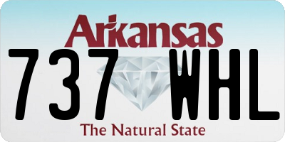 AR license plate 737WHL