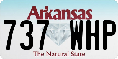 AR license plate 737WHP