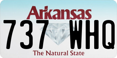 AR license plate 737WHQ