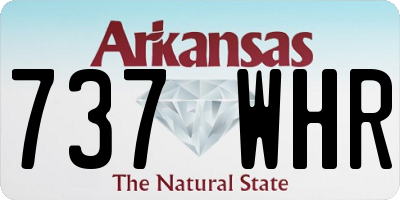 AR license plate 737WHR