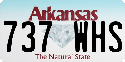 AR license plate 737WHS