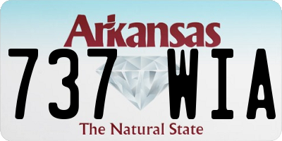 AR license plate 737WIA