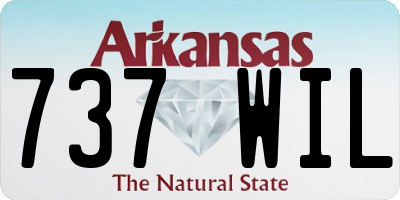 AR license plate 737WIL