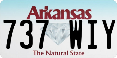 AR license plate 737WIY
