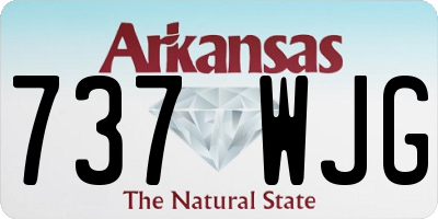 AR license plate 737WJG