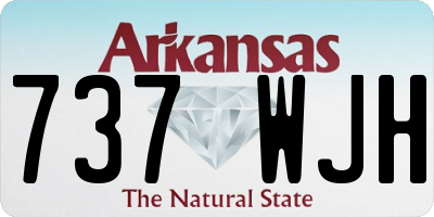 AR license plate 737WJH