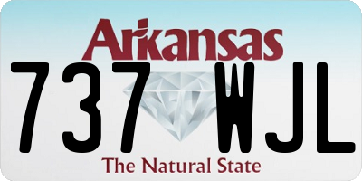 AR license plate 737WJL