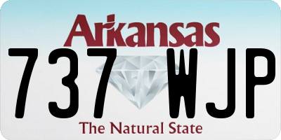 AR license plate 737WJP