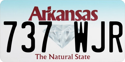 AR license plate 737WJR