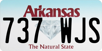 AR license plate 737WJS