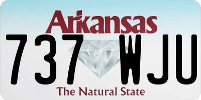 AR license plate 737WJU