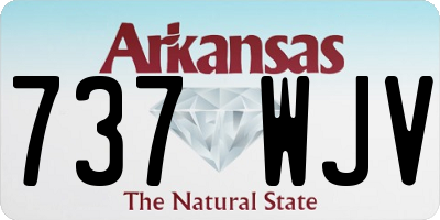 AR license plate 737WJV