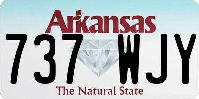 AR license plate 737WJY