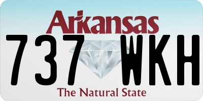 AR license plate 737WKH