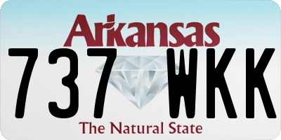AR license plate 737WKK