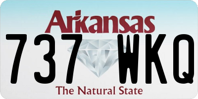 AR license plate 737WKQ
