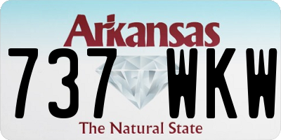 AR license plate 737WKW