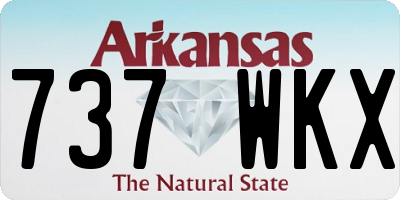 AR license plate 737WKX
