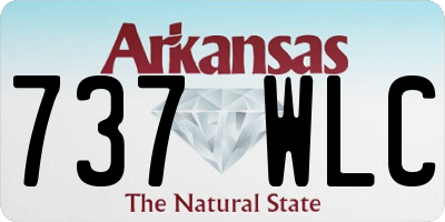 AR license plate 737WLC
